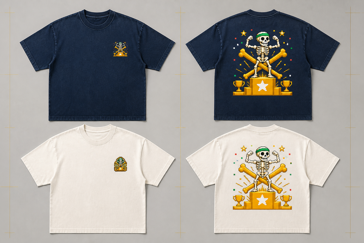Navy and bone Coach Ripped heavyweight tee concepts